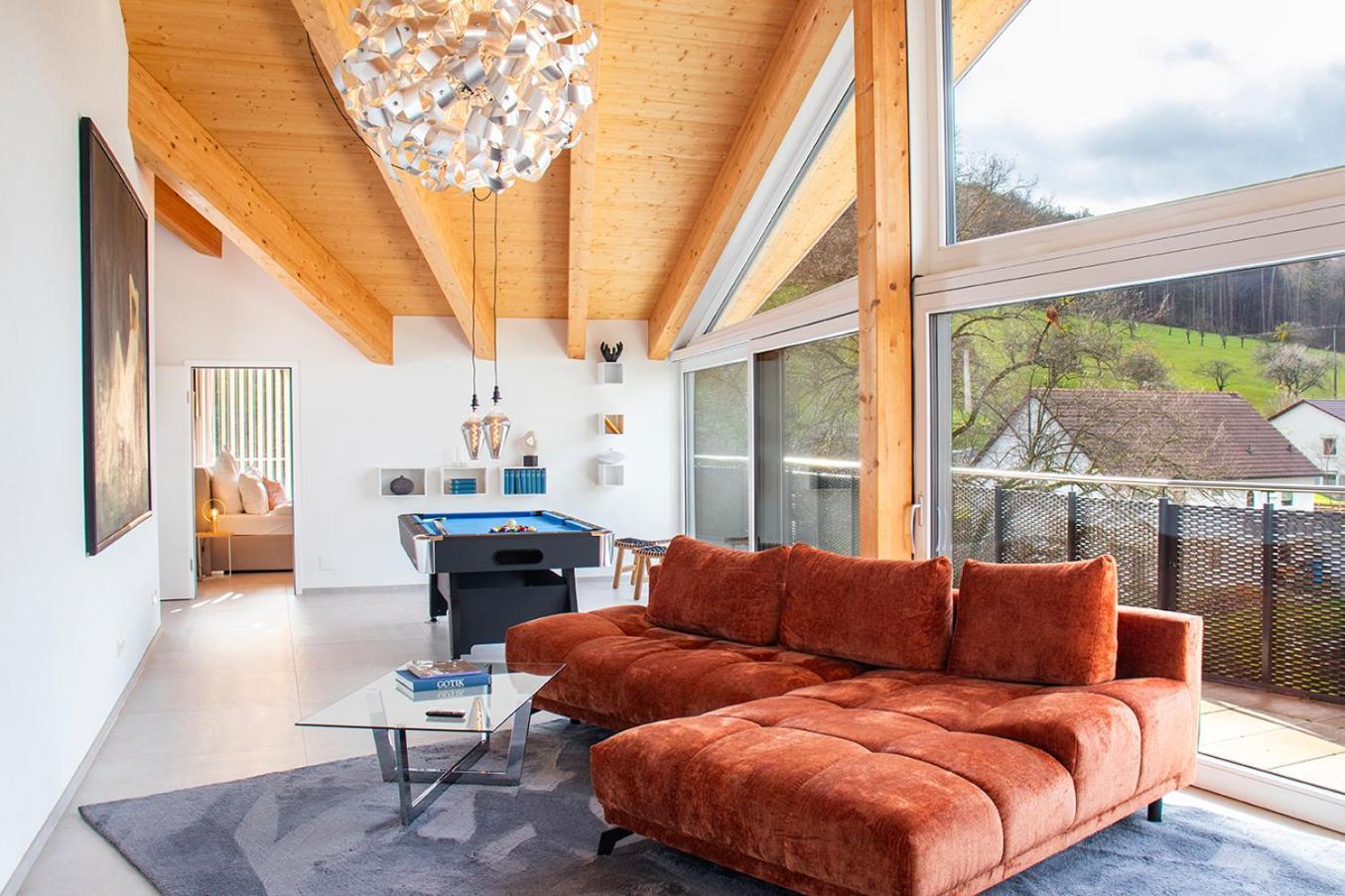 ※Luxus Loft Mit Boxspringbetten Und Heimkino ※ Inzlingen Eksteriør billede